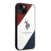 Чохол U.S. Polo Assn. Tricolor Embossed для iPhone 14 Plus White (USHCP14MPSO3)