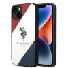 Чохол U.S. Polo Assn. Tricolor Embossed для iPhone 14 Plus White (USHCP14MPSO3)