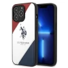 Чохол U.S. Polo Assn. Tricolor Embossed для iPhone 14 Pro White (USHCP14LPSO3)