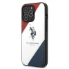 Чохол U.S. Polo Assn. Tricolor Embossed для iPhone 14 Pro Max White (USHCP14XPSO3)