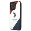 Чехол U.S. Polo Assn. Tricolor Embossed для iPhone 14 Pro Max White (USHCP14XPSO3)