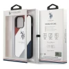 Чохол U.S. Polo Assn. Tricolor Embossed для iPhone 14 Pro Max White (USHCP14XPSO3)