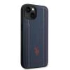 Чохол U.S. Polo Assn. Leather Stitch для iPhone 14 Navy Blue (USHCP14SPSO3)