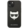 Чохол Karl Lagerfeld Saffiano Choupette Head Patch для iPhone 14 Black (KLHCP14SSAPCHK)