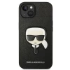 Чехол Karl Lagerfeld Saffiano Karl`s Head Patch для iPhone 14 Black (KLHCP14SSAPKHK)