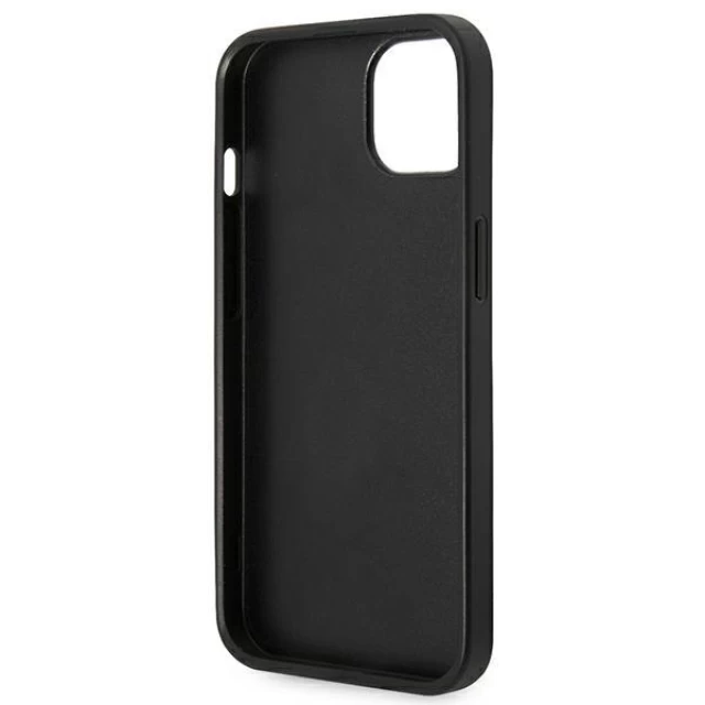 Чехол Karl Lagerfeld Saffiano Karl`s Head Patch для iPhone 14 Black (KLHCP14SSAPKHK)