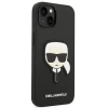 Чехол Karl Lagerfeld Saffiano Karl`s Head Patch для iPhone 14 Plus Black (KLHCP14MSAPKHK)