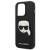 Чохол Karl Lagerfeld Saffiano Karl`s Head Patch для iPhone 14 Pro Max Black (KLHCP14XSAPKHK)