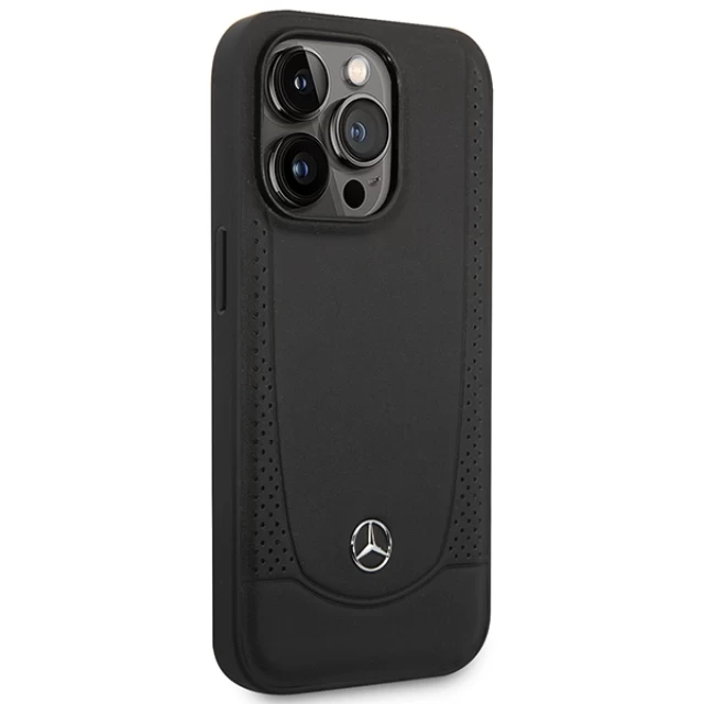 Чохол Mercedes Urban Line для iPhone 14 Pro Black with MagSafe (MEHMP14LARMBK)