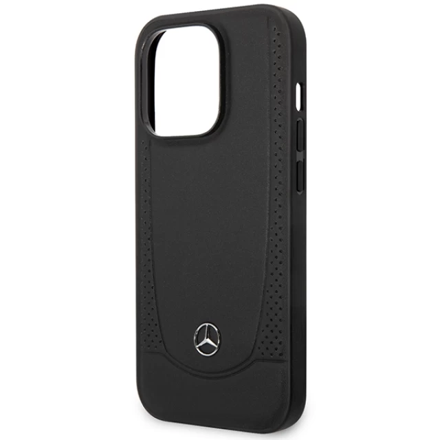 Чехол Mercedes Urban Line для iPhone 14 Pro Black with MagSafe (MEHMP14LARMBK)