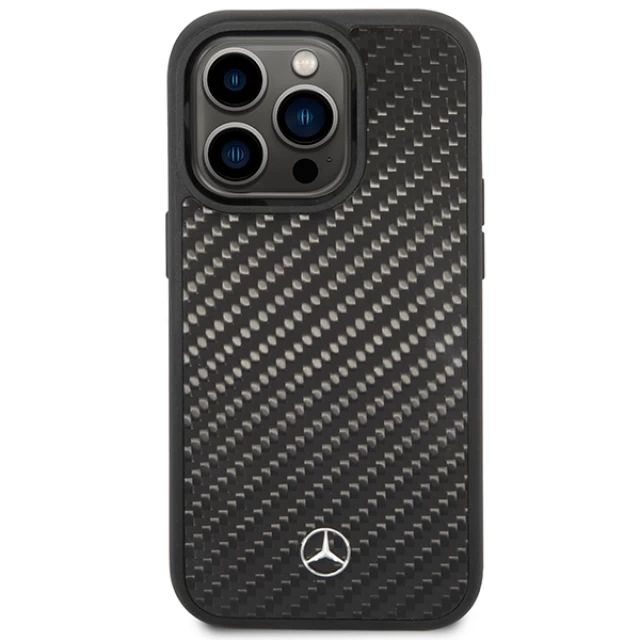 Чехол Mercedes Dynamic Line для iPhone 14 Pro Black with MagSafe (MEHMP14LRCABK)