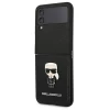 Чохол Karl Lagerfeld Saffiano Iconik Metal для Samsung Galaxy Flip4 (F721) Black (KLHCZF4IKMSBK)