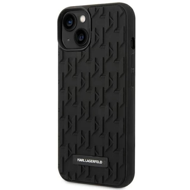 Чохол Karl Lagerfeld 3D Monogram для iPhone 14 Black (KLHCP14SRUPKLPK)