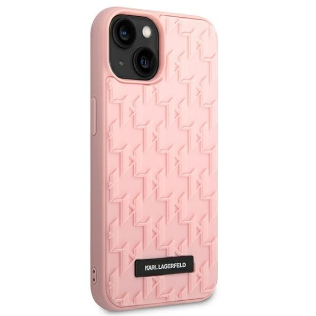 Чехол Karl Lagerfeld 3D Monogram для iPhone 14 Pink (KLHCP14SRUPKLPP)