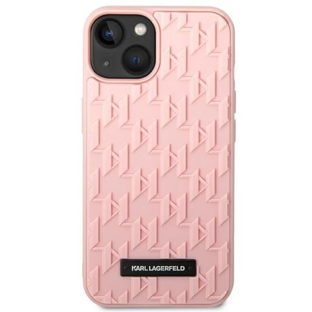 Чохол Karl Lagerfeld 3D Monogram для iPhone 14 Pink (KLHCP14SRUPKLPP)