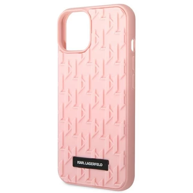 Чехол Karl Lagerfeld 3D Monogram для iPhone 14 Pink (KLHCP14SRUPKLPP)