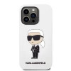 Чохол Karl Lagerfeld Silicone Ikonik для iPhone 14 Pro Max White (KLHCP14XSNIKBCH)