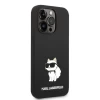 Чохол Karl Lagerfeld Silicone Choupette для iPhone 14 Pro Max Black (KLHCP14XSNCHBCK)