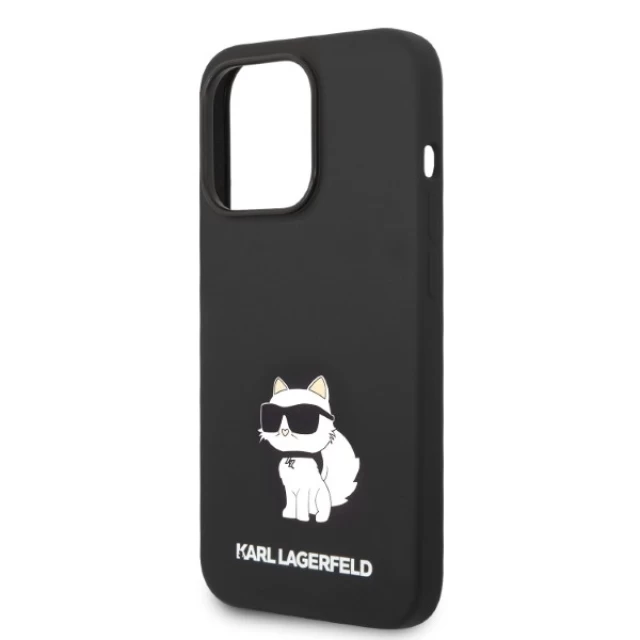Чехол Karl Lagerfeld Silicone Choupette для iPhone 14 Pro Max Black (KLHCP14XSNCHBCK)