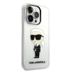 Чехол Karl Lagerfeld Ikonik Karl Lagerfeld для iPhone 14 Pro Transparent (KLHCP14LHNIKTCT)