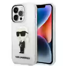 Чохол Karl Lagerfeld Ikonik Karl Lagerfeld для iPhone 14 Pro Max Transparent (KLHCP14XHNIKTCT)
