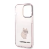 Чохол Karl Lagerfeld Ikonik Choupette для iPhone 14 Pro Pink (KLHCP14LHNCHTCP)