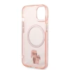 Чехол Karl Lagerfeld Iconic Karl & Choupette для iPhone 14 Plus Pink with MagSafe (KLHMP14MHNKCIP)