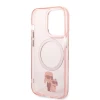 Чохол Karl Lagerfeld Iconic Karl & Choupette для iPhone 14 Pro Max Pink with MagSafe (KLHMP14XHNKCIP)