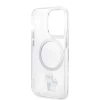 Чехол Karl Lagerfeld Iconic Karl & Choupette для iPhone 14 Pro Transparent with MagSafe (KLHMP14LHNKCIT)