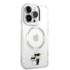 Чохол Karl Lagerfeld Iconic Karl & Choupette для iPhone 14 Pro Max Transparent with MagSafe (KLHMP14XHNKCIT)