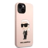Чехол Karl Lagerfeld Silicone Ikonik для iPhone 14 Plus Pink with MagSafe (KLHMP14MSNIKBCP)