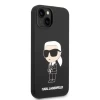 Чохол Karl Lagerfeld Silicone Ikonik для iPhone 14 Plus Black with MagSafe (KLHMP14MSNIKBCK)