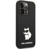 Чехол Karl Lagerfeld Silicone Choupette для iPhone 14 Pro Max Black with MagSafe (KLHMP14XSNCHBCK)