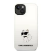 Чехол Karl Lagerfeld Silicone Choupette для iPhone 14 White with MagSafe (KLHMP14SSNCHBCH)
