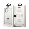 Чохол Karl Lagerfeld Silicone Choupette для iPhone 14 Plus White with MagSafe (KLHMP14MSNCHBCH)