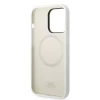 Чохол Karl Lagerfeld Silicone Choupette для iPhone 14 Pro Max White with MagSafe (KLHMP14XSNCHBCH)