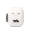 Чохол Karl Lagerfeld Silicone Karl Head 3D для Airpods 2/1 White (KLA2RUNIKH)