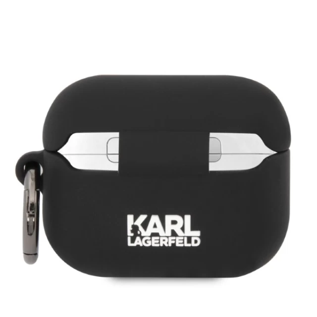 Чехол Karl Lagerfeld Silicone Choupette Head 3D для AirPods Pro Black (KLAPRUNCHK)