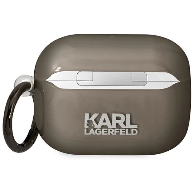 Чехол Karl Lagerfeld Karl`s Head для Airpods Pro Black (KLAPHNIKTCK)
