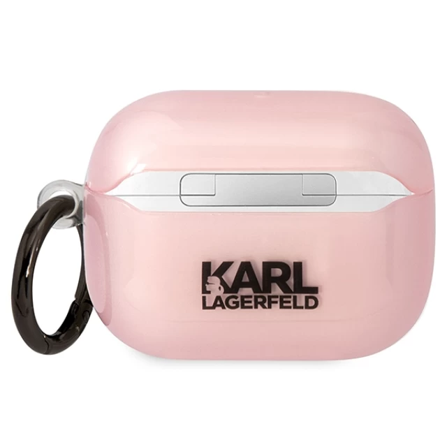 Чохол Karl Lagerfeld Ikonik Choupette для Airpods Pro Pink (KLAPHNCHTCP)