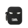 Чохол Karl Lagerfeld Silicone Karl & Choupette для AirPods 2 | 1 Black (KLACA2SILKCK)