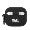 Чехол Karl Lagerfeld Silicone Karl & Choupette для AirPods 3 Black (KLACA3SILKCK)