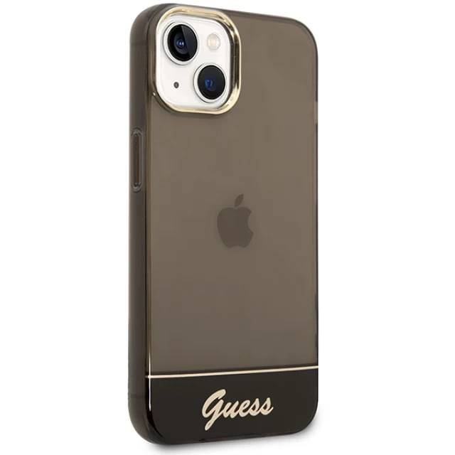 Чохол Guess Translucent для iPhone 14 Plus Black (GUHCP14MHGCOK)
