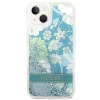 Чохол Guess Flower Liquid Glitter для iPhone 14 Plus Green (GUHCP14MLFLSN)