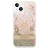 Чехол Guess Paisley Liquid Glitter для iPhone 14 Plus Gold (GUHCP14MLFLSD)