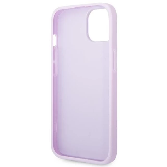 Чехол Guess Saffiano Strap для iPhone 14 Purple (GUHCP14SPSASBPU)