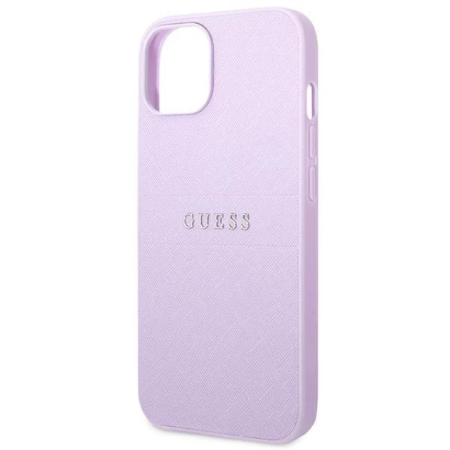 Чехол Guess Saffiano Strap для iPhone 14 Plus Purple (GUHCP14MPSASBPU)