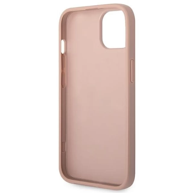 Чохол Guess Saffiano Strap для iPhone 14 Pink (GUHCP14SPSASBPI)