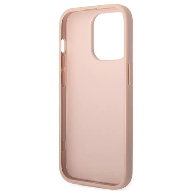 Чохол Guess Saffiano Strap для iPhone 14 Pro Max Pink (GUHCP14XPSASBPI)