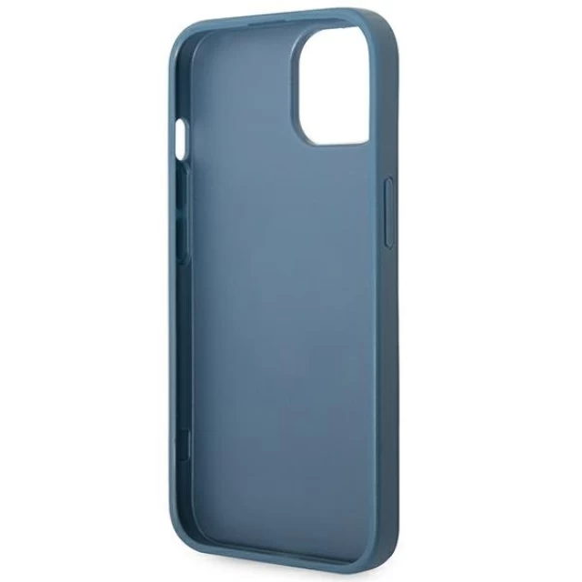 Чехол Guess 4G Big Metal Logo для iPhone 14 Blue (GUHCP14S4GMGBL)